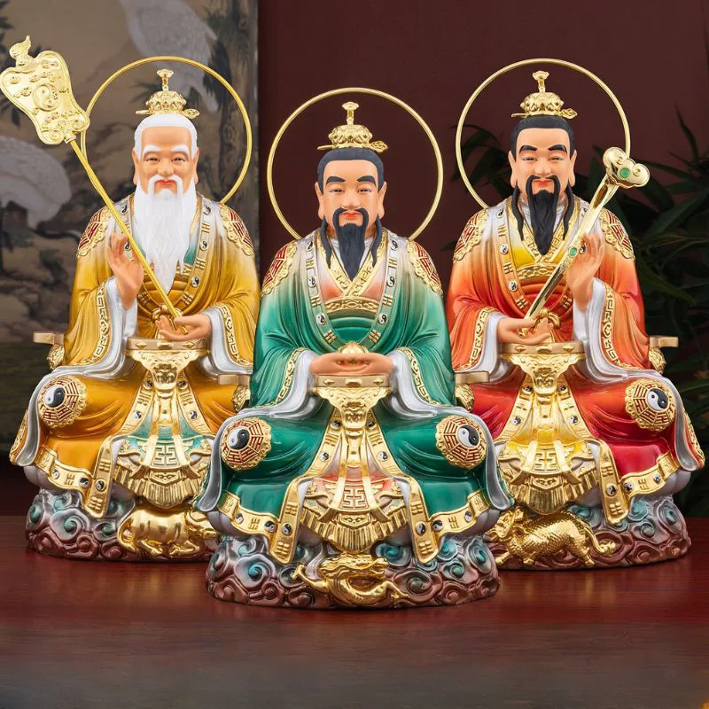 青铜三清道祖造像套装