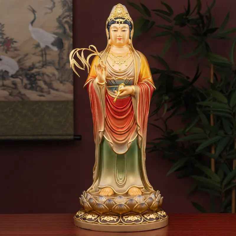 莲花佛立像 观世音菩萨像